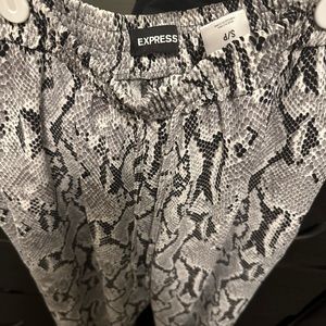 Alligator print Express pants